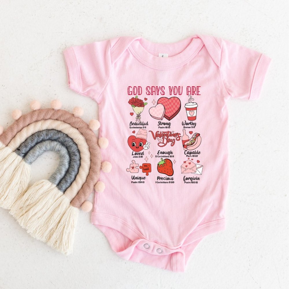 God Says I Am Infant Bodysuit